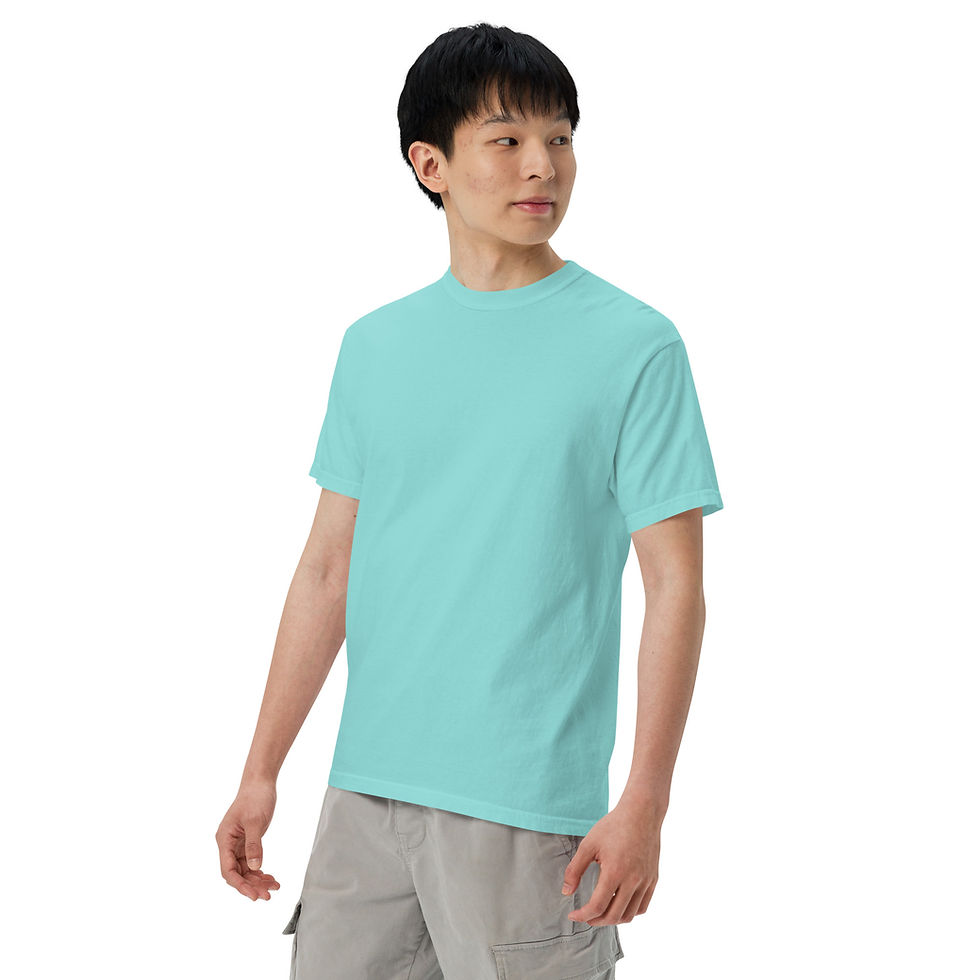 Thumbnail: Unisex garment-dyed heavyweight Love Thy Neighbour t-shirt