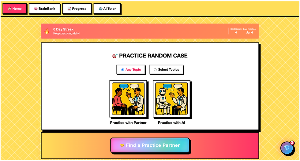 Patient GPT AI simulator Demo