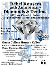 Rebel Rousers 30th Anniversary Diamonds & Denims