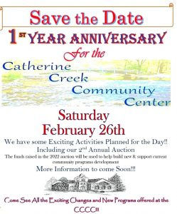 First Year Anniversary and Auction Friday Feb 26th!