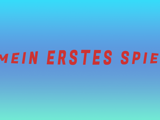 Mein erstes Videospiel!