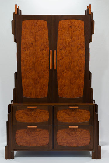 peruvian walnut cabinet