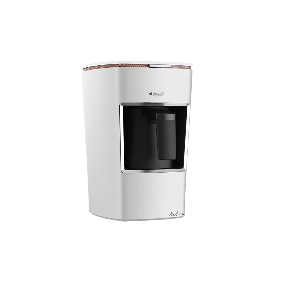 Küçük resim: Arçelik K 3300 Mini Telve Beyaz Türk Kahve Makinesi