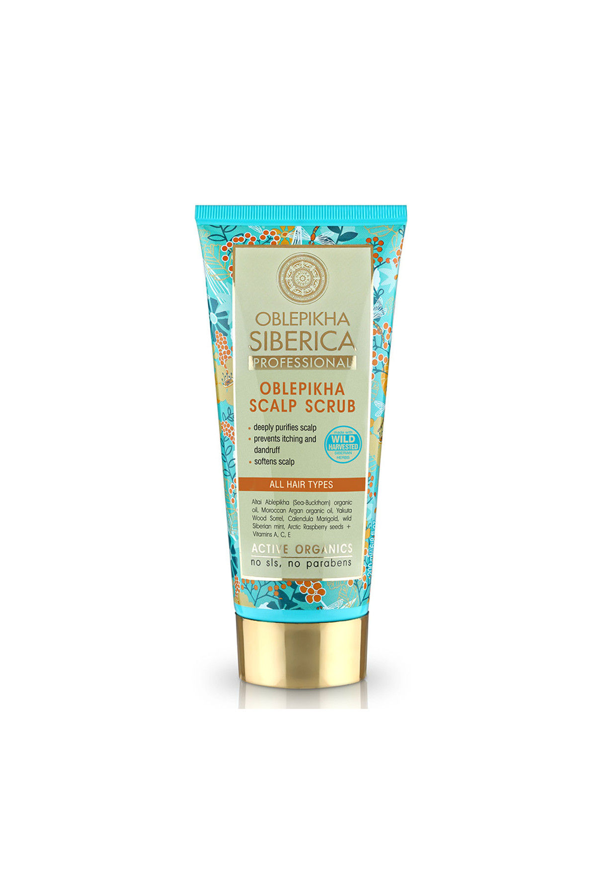 GOMMAGE DU CUIR CHEVELU À L’ARGOUSIER NATURA SIBERICA