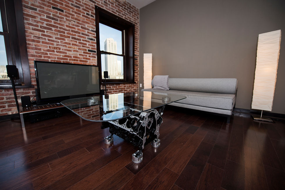 Thumbnail: Engine Block Coffee Table made to order