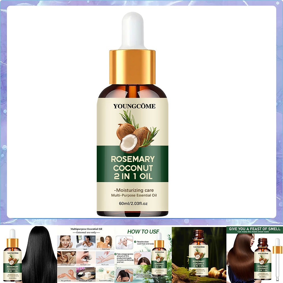 Miniature : Rosemary Oil Hair Essential Coconut Oil Improve Hair Loss And Nourishes Strength