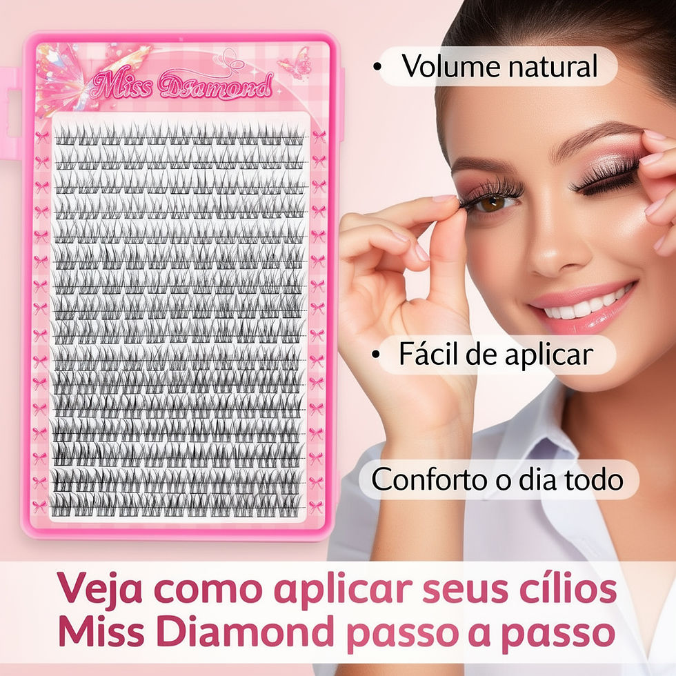 Thumbnail: 384 Soft and Lightweight Fish Tail Single Cluster Eyelashes, 10-12 Millimeters -