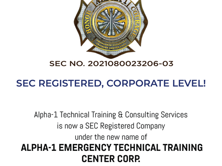 SEC REGISTERED CORPORATE LEVEL!
