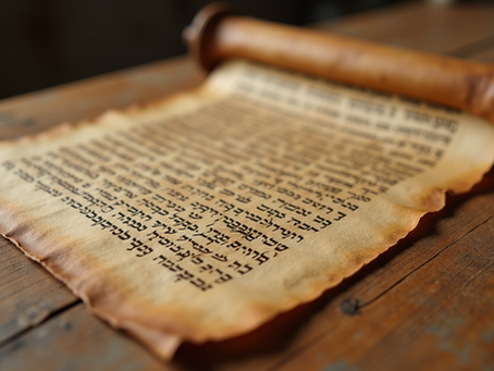Pergaminho em hebraico 