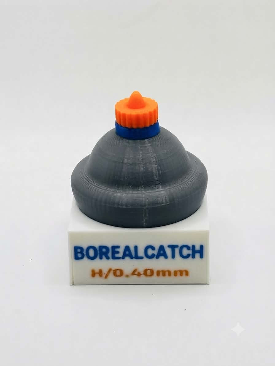 Sphère BoréalCatch Heavy avec bouchon orange 0,40 mm pour pêche sur glace