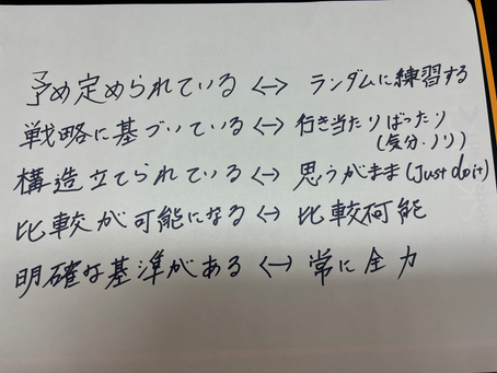 上級者ほどよく見られるトレーニングの5つの特徴