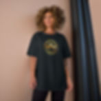 The Black On Black G.R.I.N.D 2k25 3D Logo  Champion T-Shirt