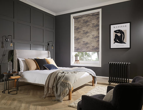 Roller blind interior design
