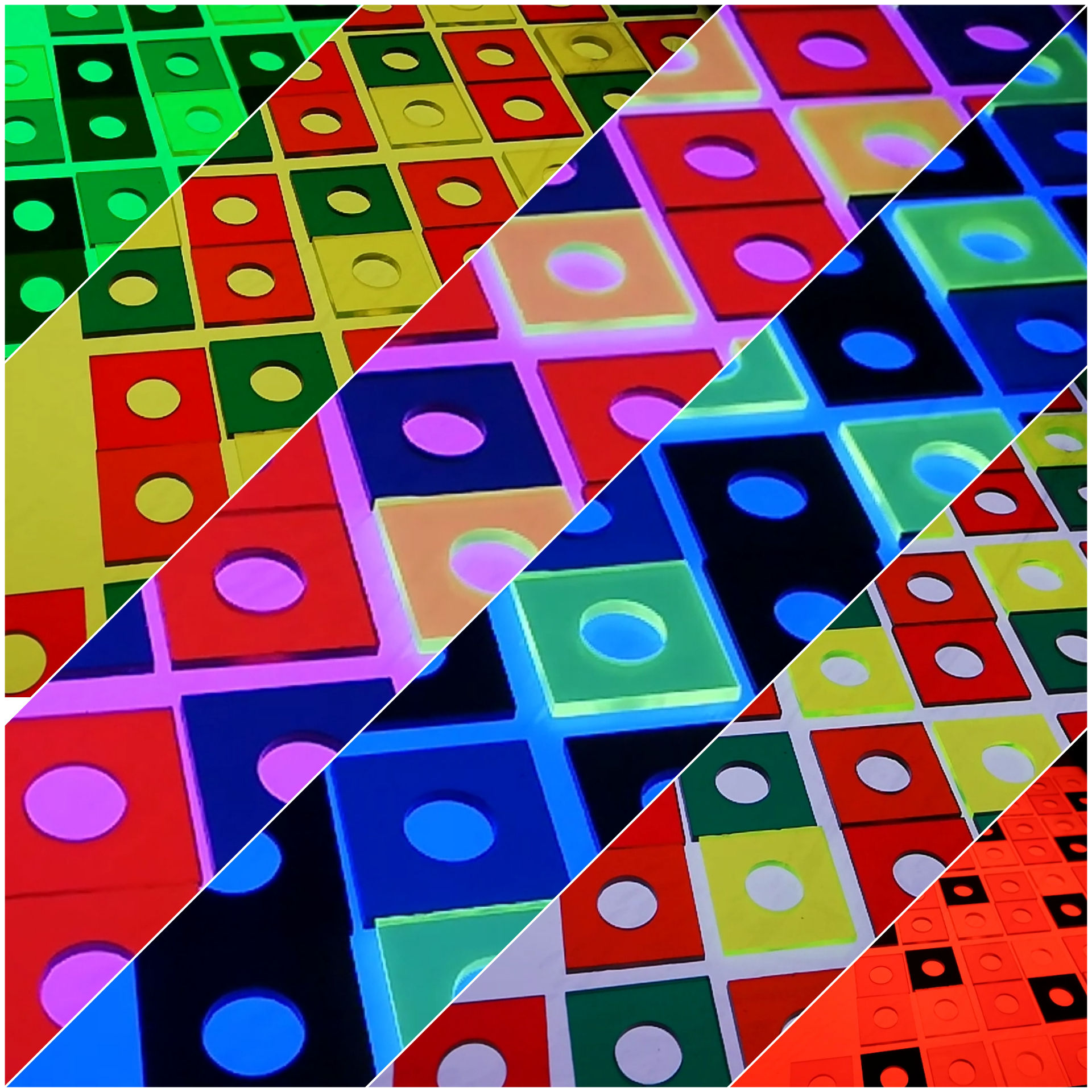 Mesa Lumínica Personal Luz Multicolor (incluye estuche)