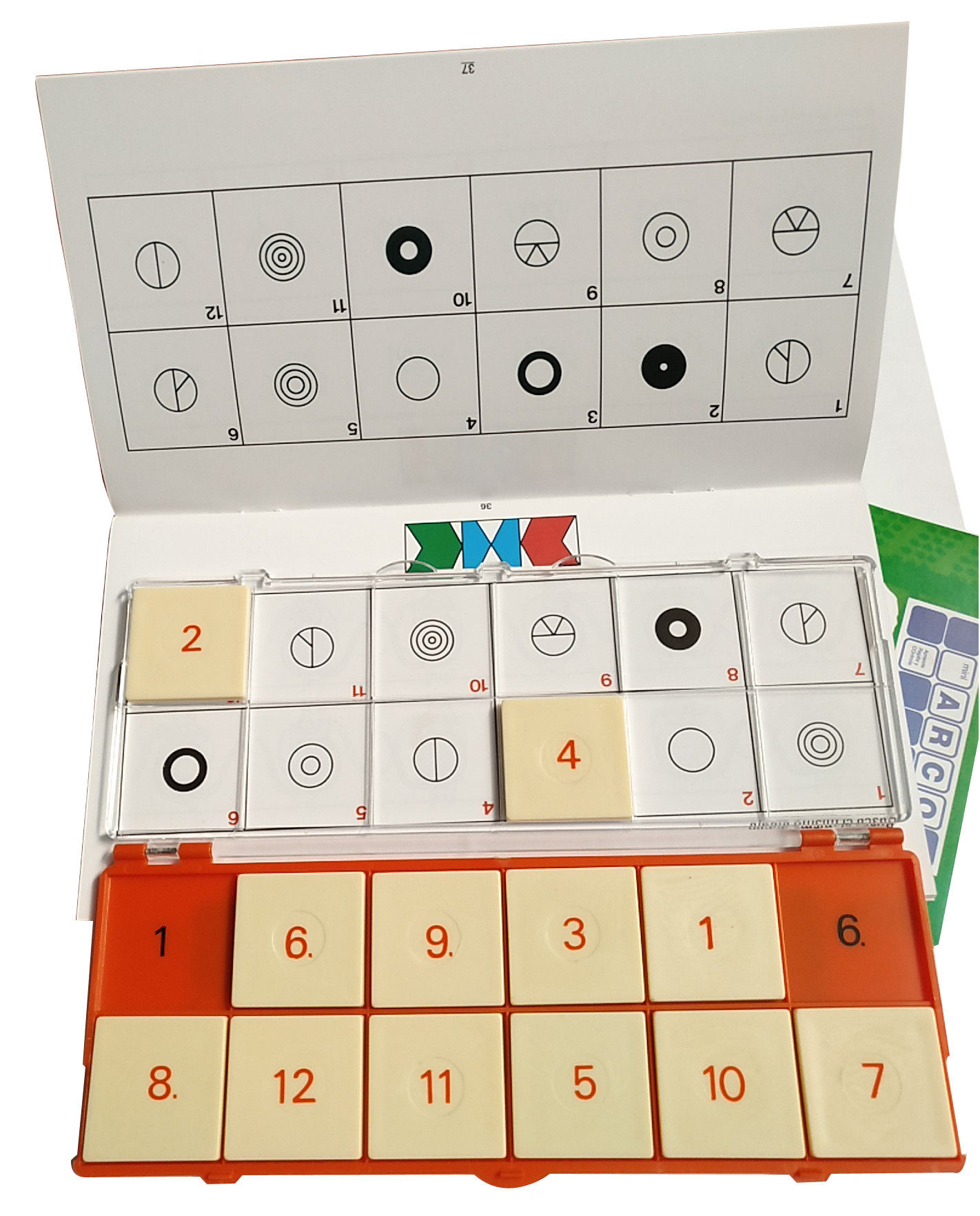 Tablero mini ARCO x 12 Fichas