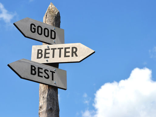 Good, Better, Best - The Efforts that Matter