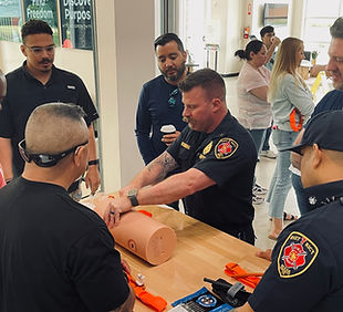 Stop The Bleed Course being given to the local community.