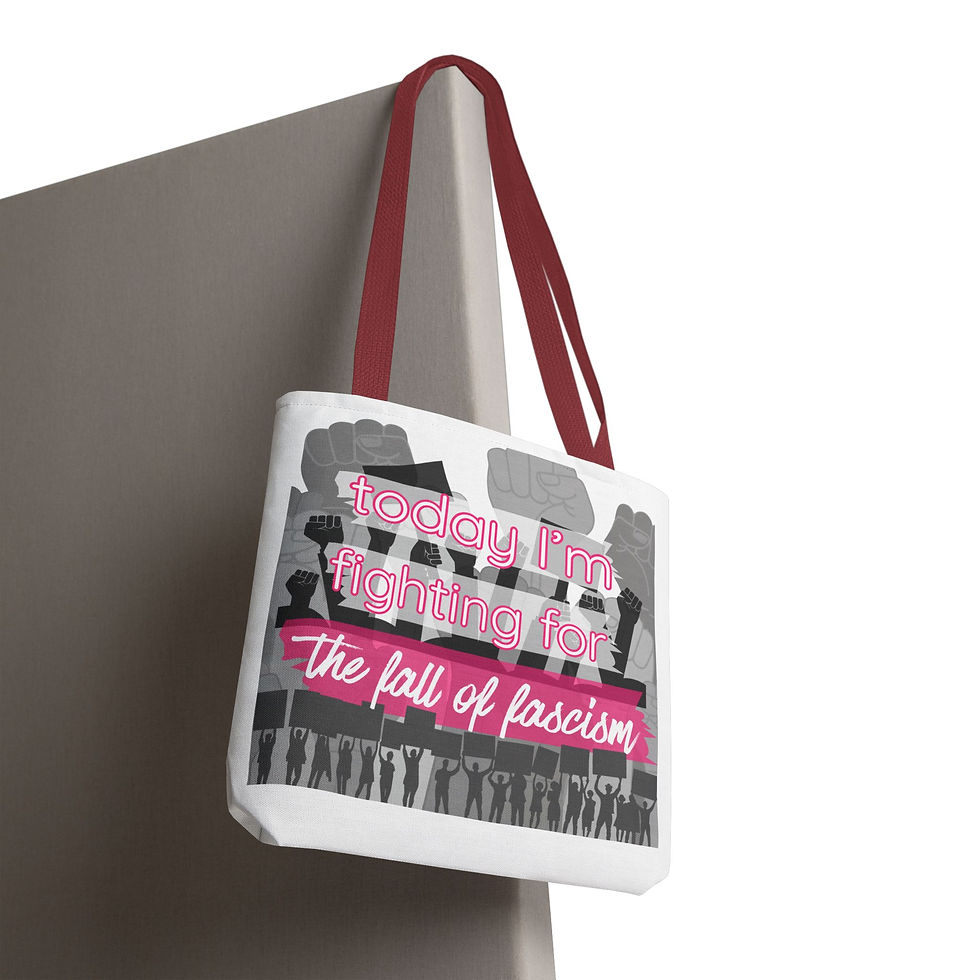 Thumbnail: Today I'm Fighting For the fall of fascism Tote Bag