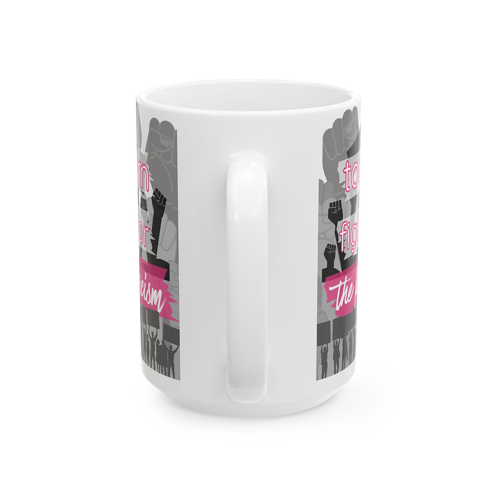 Thumbnail: the fall of fascism protest mug — “Today I’m Fighting For the Fall of Fascism”