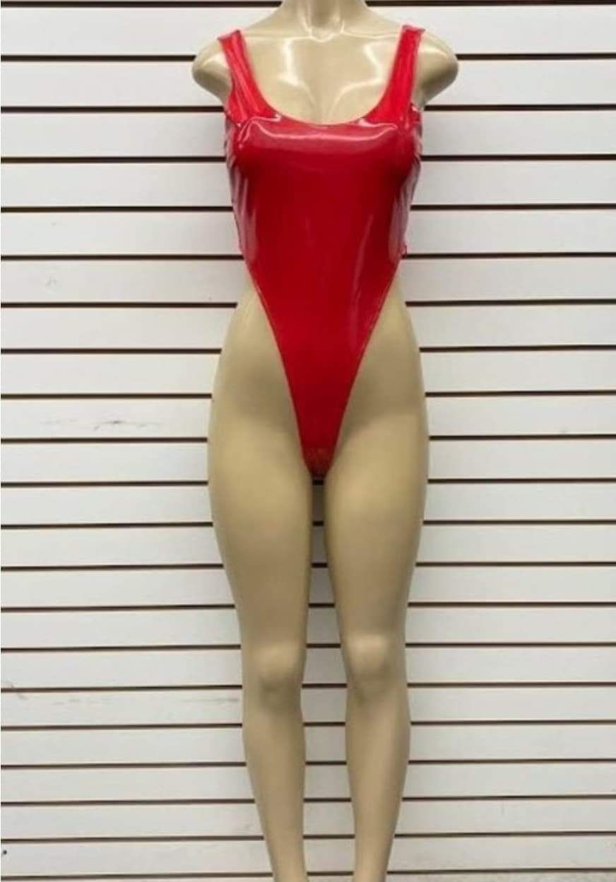 Sexy red body suit