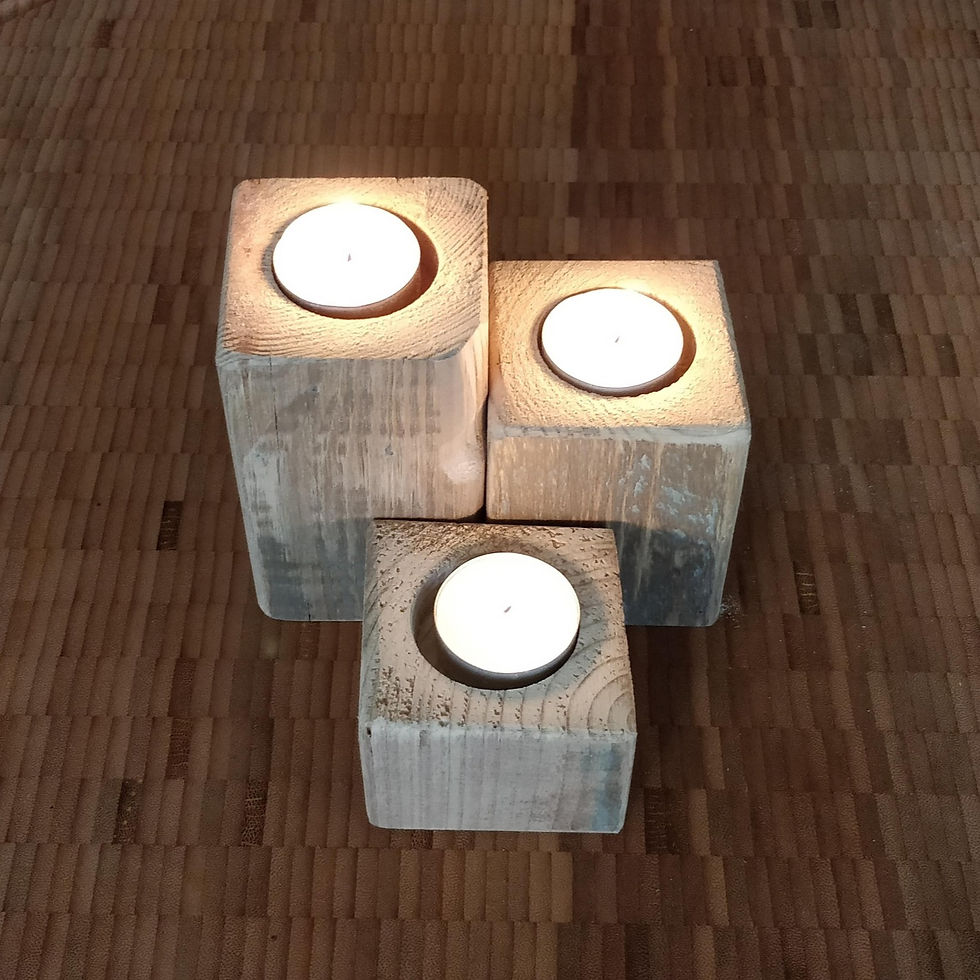 Thumbnail: Wooden Candle Holders