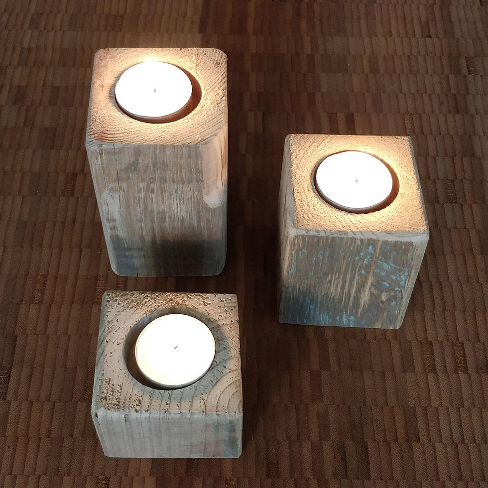 Thumbnail: Wooden Candle Holders