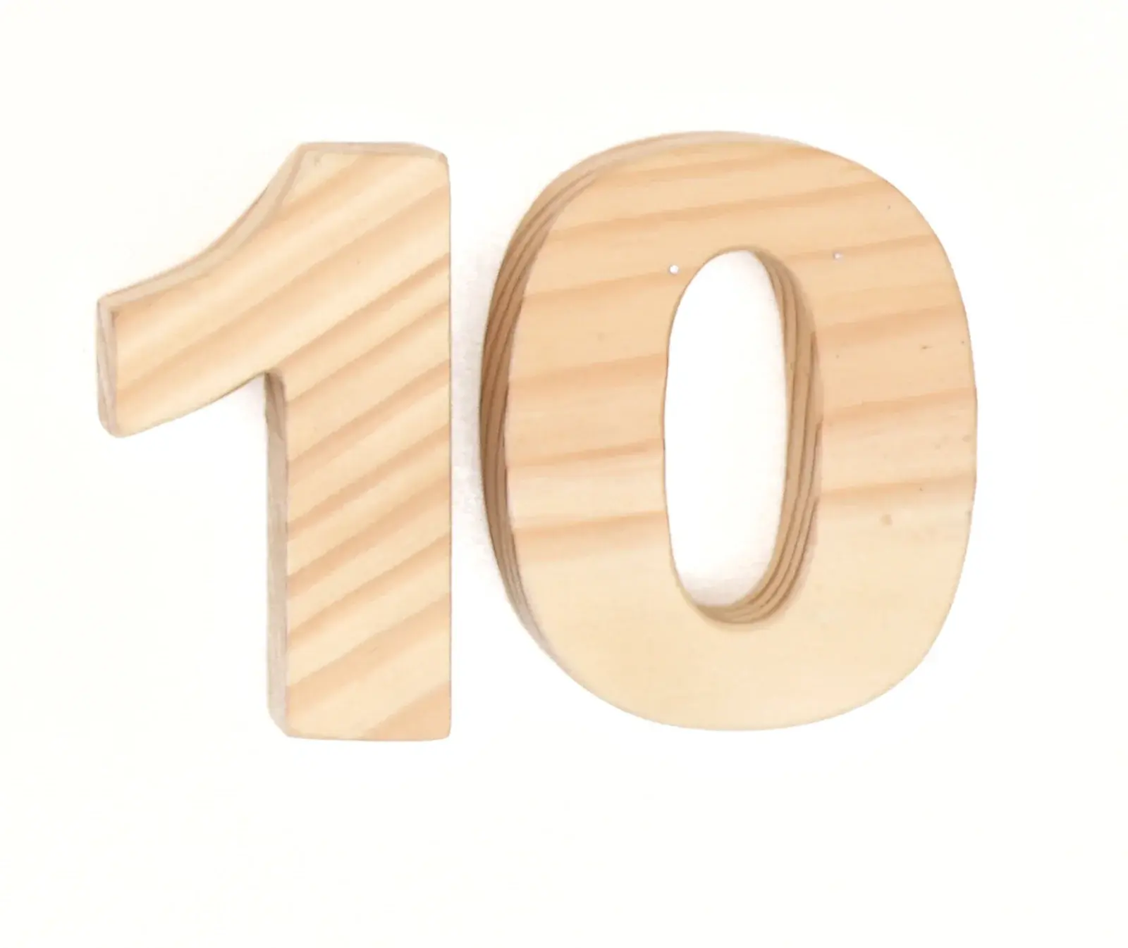 Wooden Numbers Jumbo