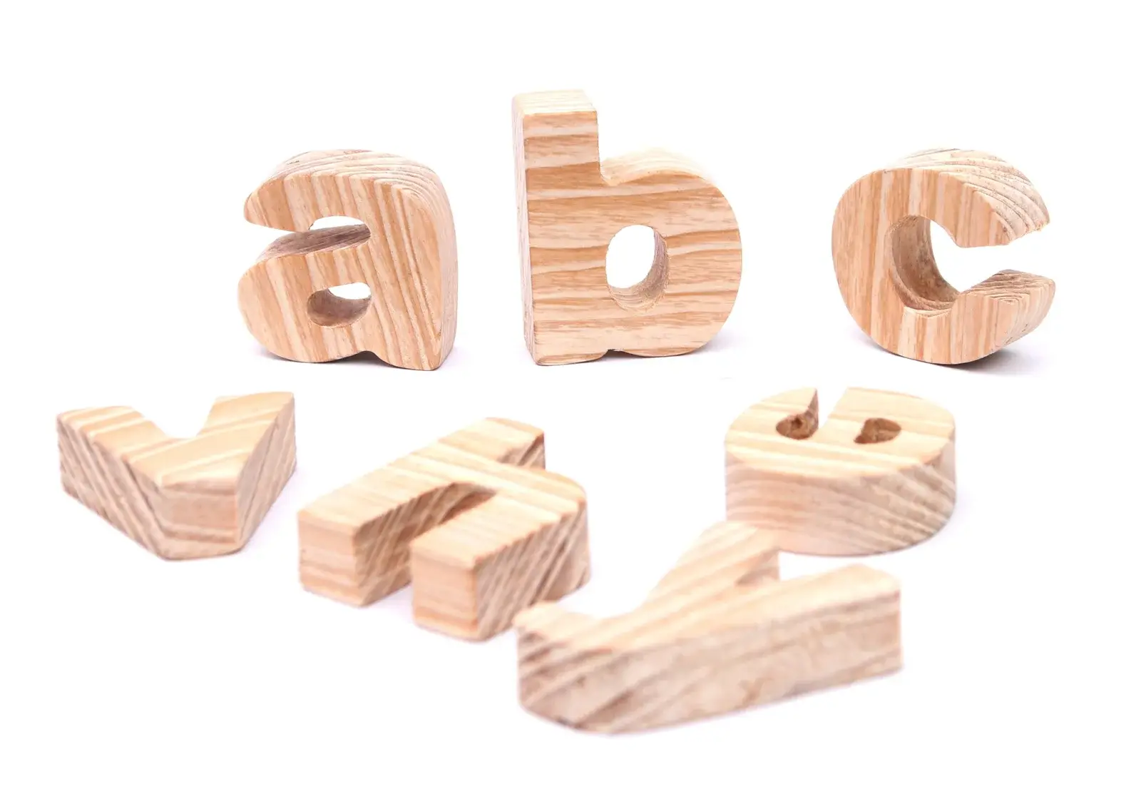Wooden Alphabets Lowercase (Medium)