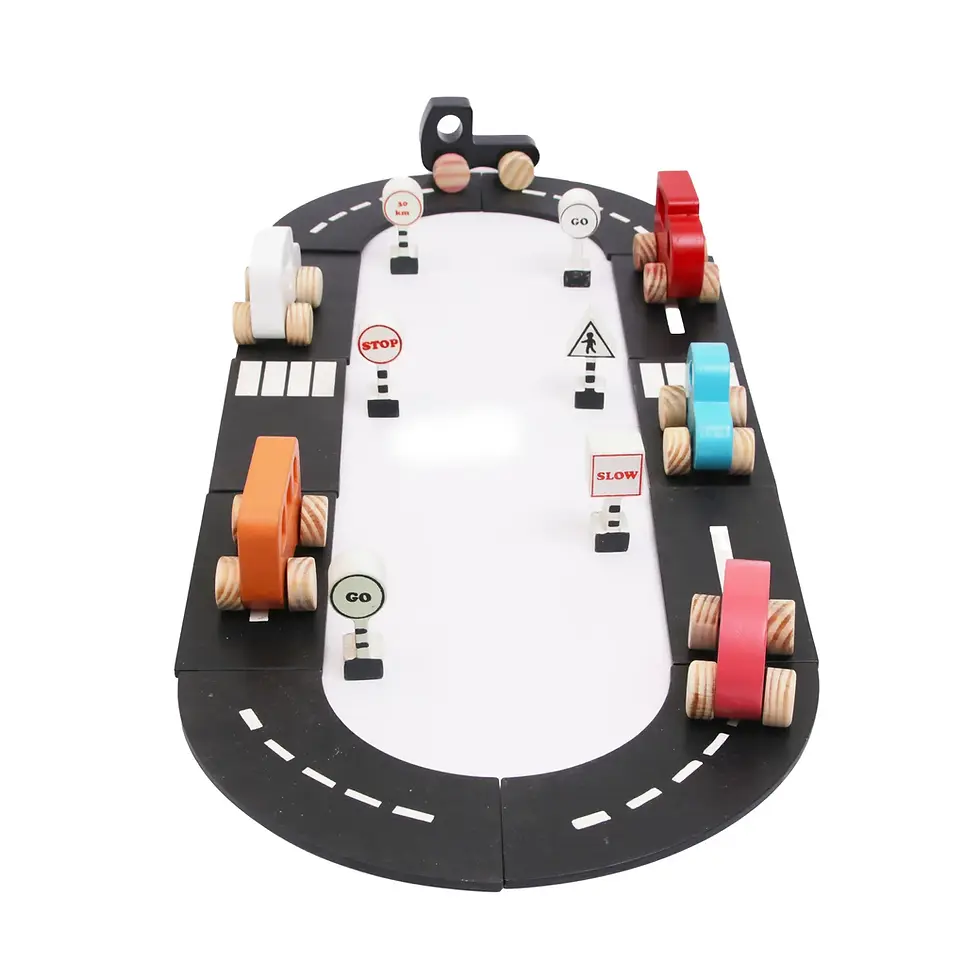 Thumbnail: Wooden Traffic Toy Set (21 Pcs)