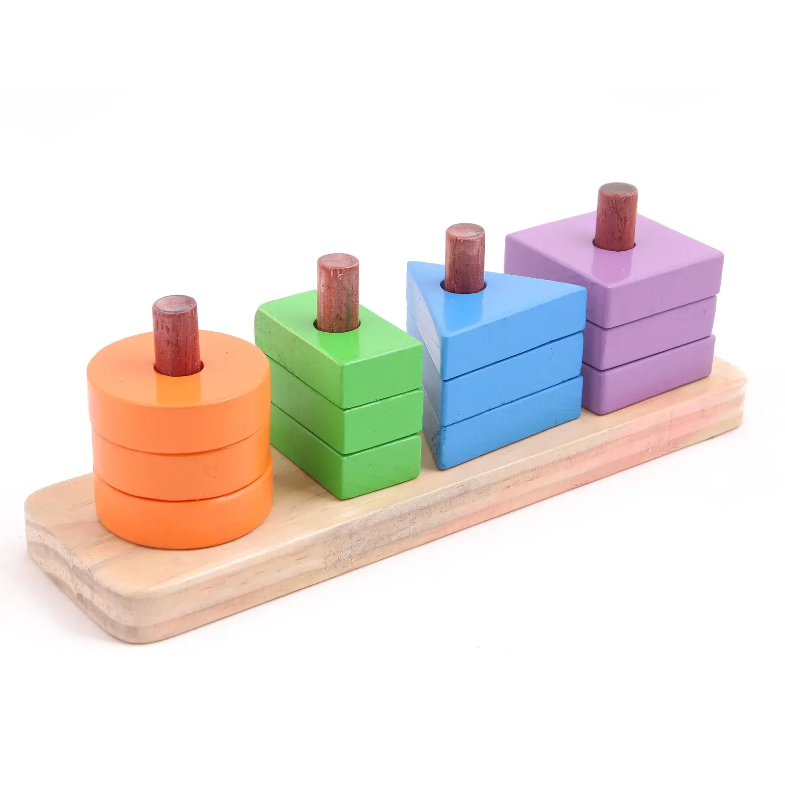 Wooden Shapes Stacker