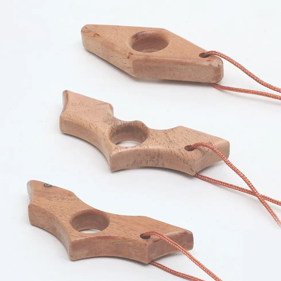 Thumbnail: Neem Wood Bookmark Set