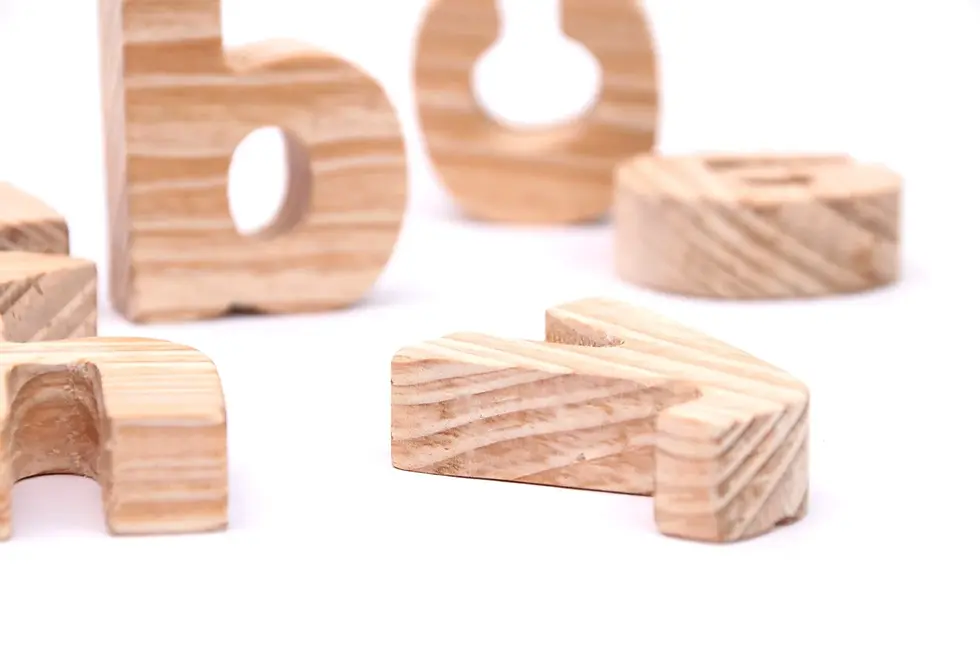 Thumbnail: Wooden Alphabets Lowercase (Medium)