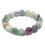 サムネイル： ≪特価品/国内在庫あり≫フローライト(エンジェルフェザー) ブレスレット 粒サイズ: 12mm　サイズ：15cm