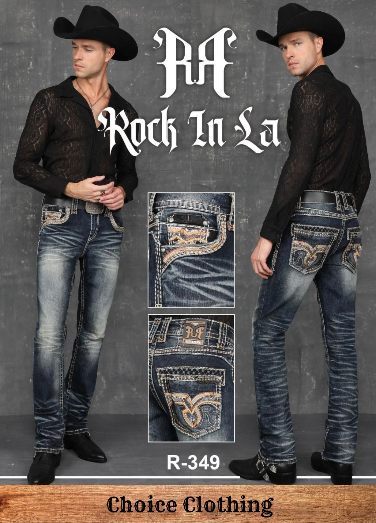 Rock in LA jeans R-349