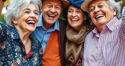 retirees laughing taking a selfie.jpg