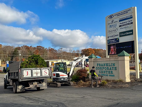 Crew working at Franklin Corporate Center in Hazleton