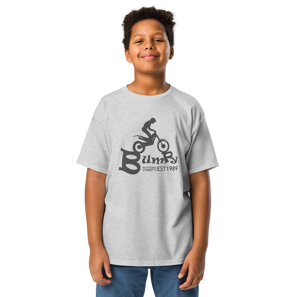 Thumbnail: Youth classic tee - grey logo