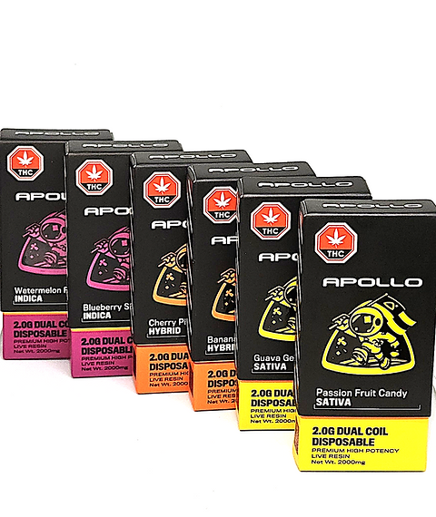 Apollo 2g Dual Coil Disposable Vape