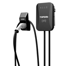 Tycoon EV charger with wall mount and cable