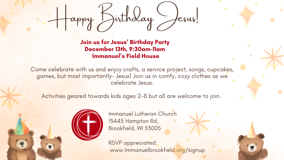 Birthday Party for Jesus 2025