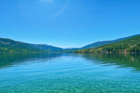 Clear waters of White Lake, BC