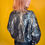 Thumbnail: Vintage Metallic Bomber Jacket