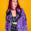 Thumbnail: Electric Purple Faux Fur Coat