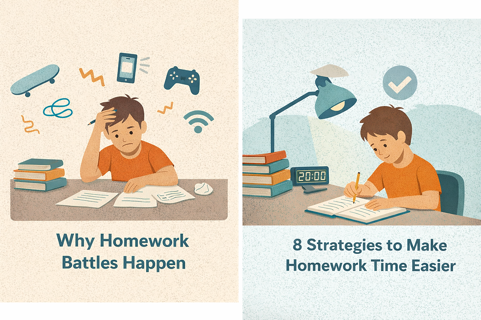 student struggling with homework