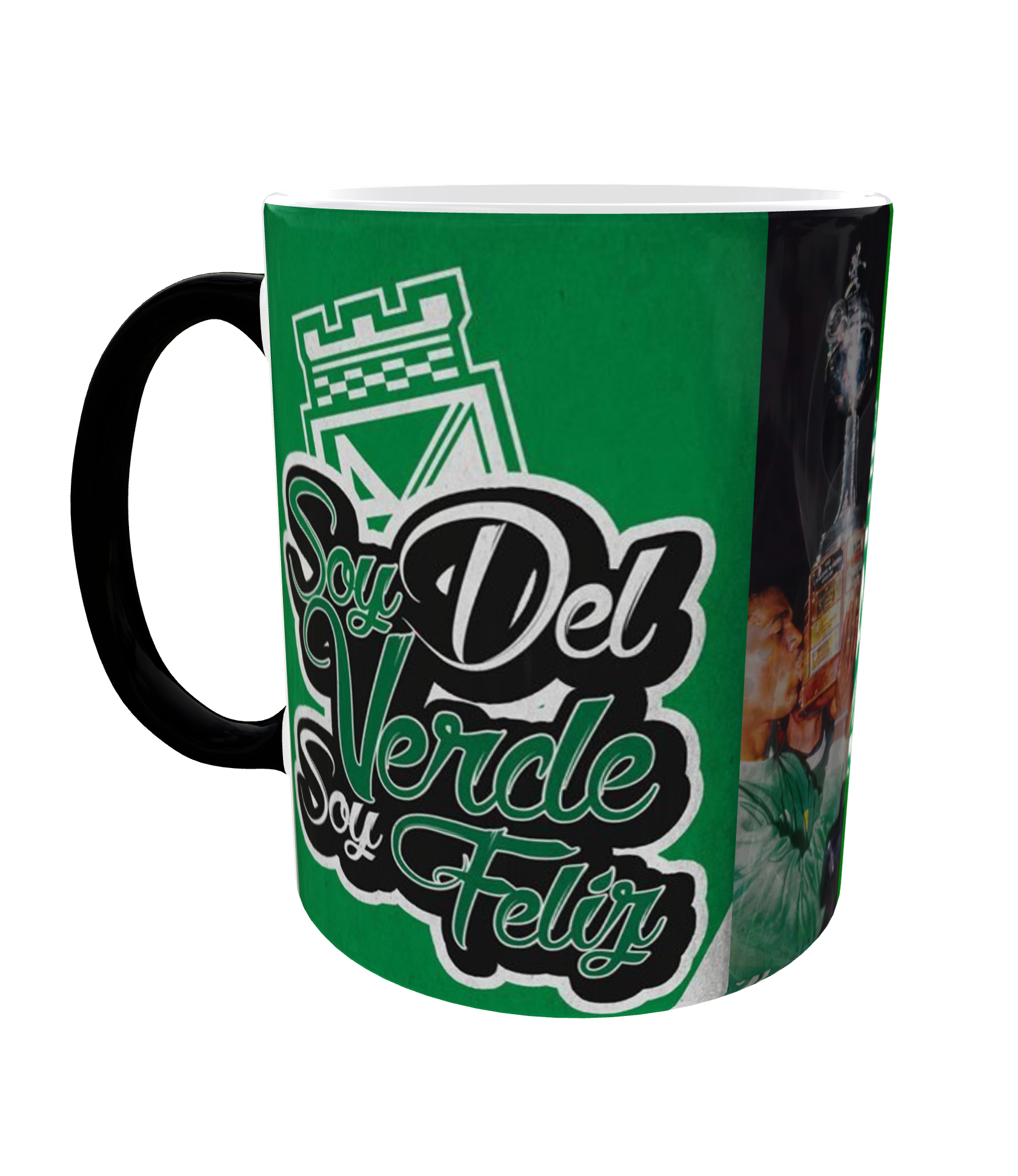 Mug Atlético Nacional – 11oz con Color Interno
