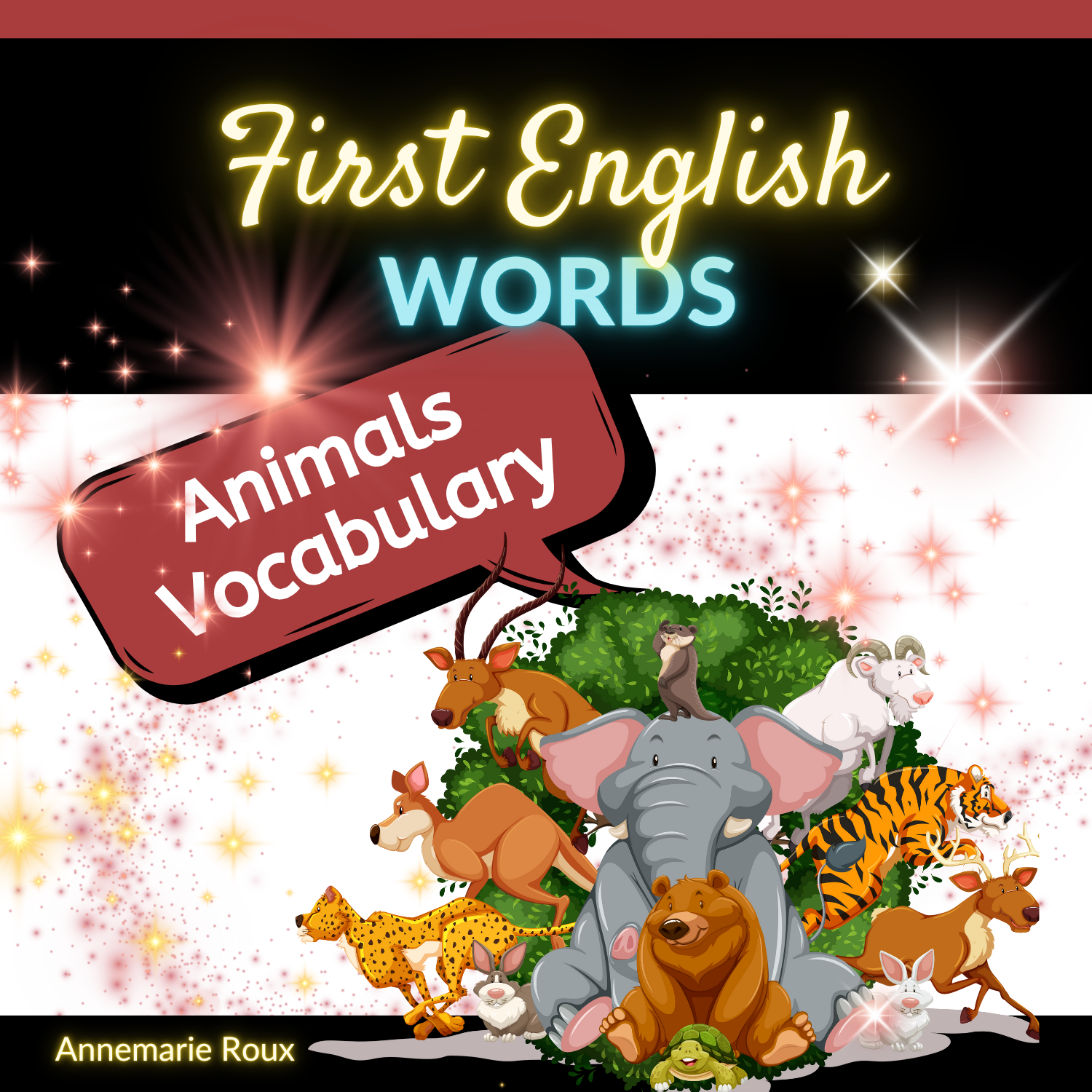 Front cover of Animals Vocabulary Game