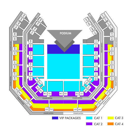 Zaalplan Lotto Arena