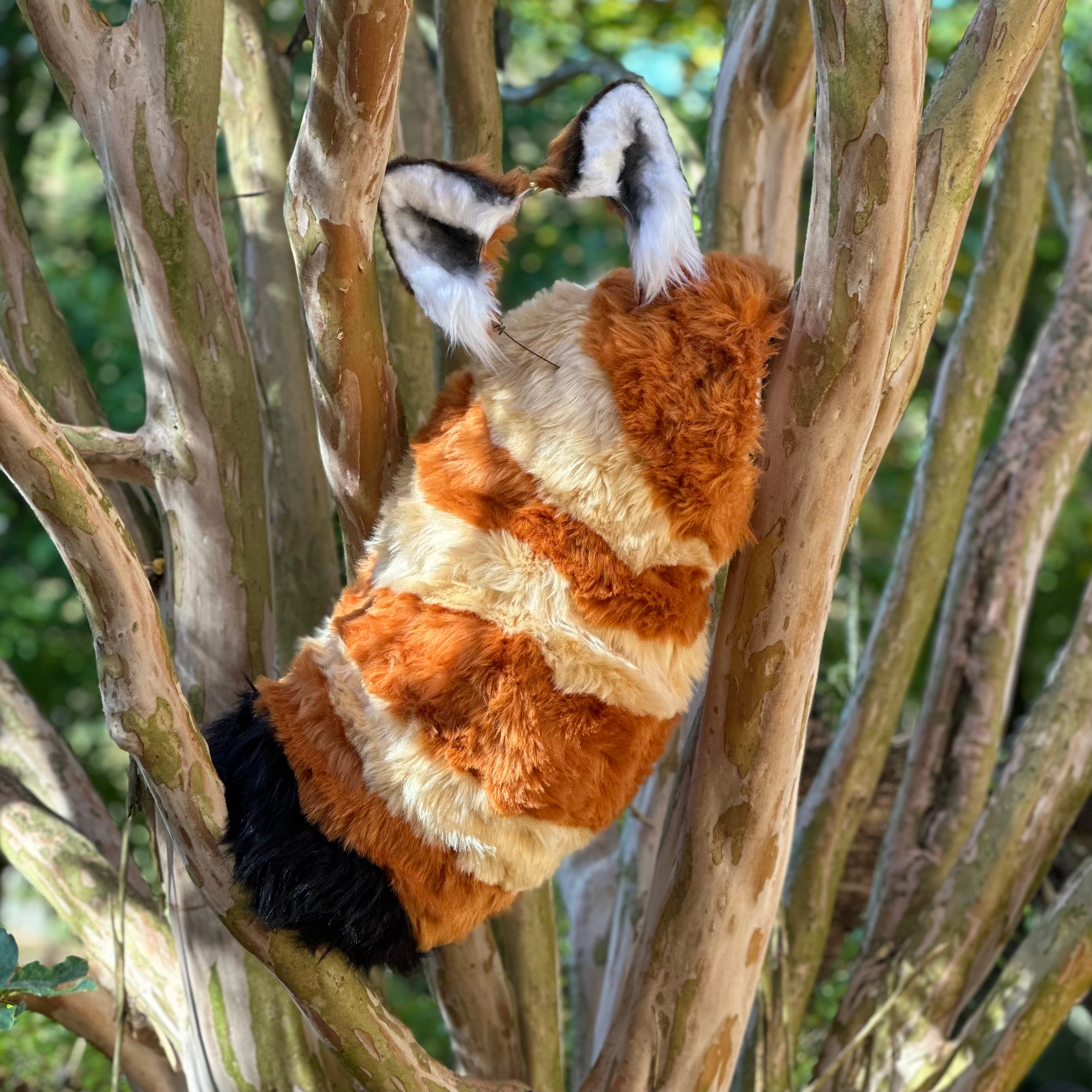 Red Panda Tail and Ear Set