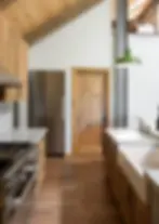 kitchen with stove and sink