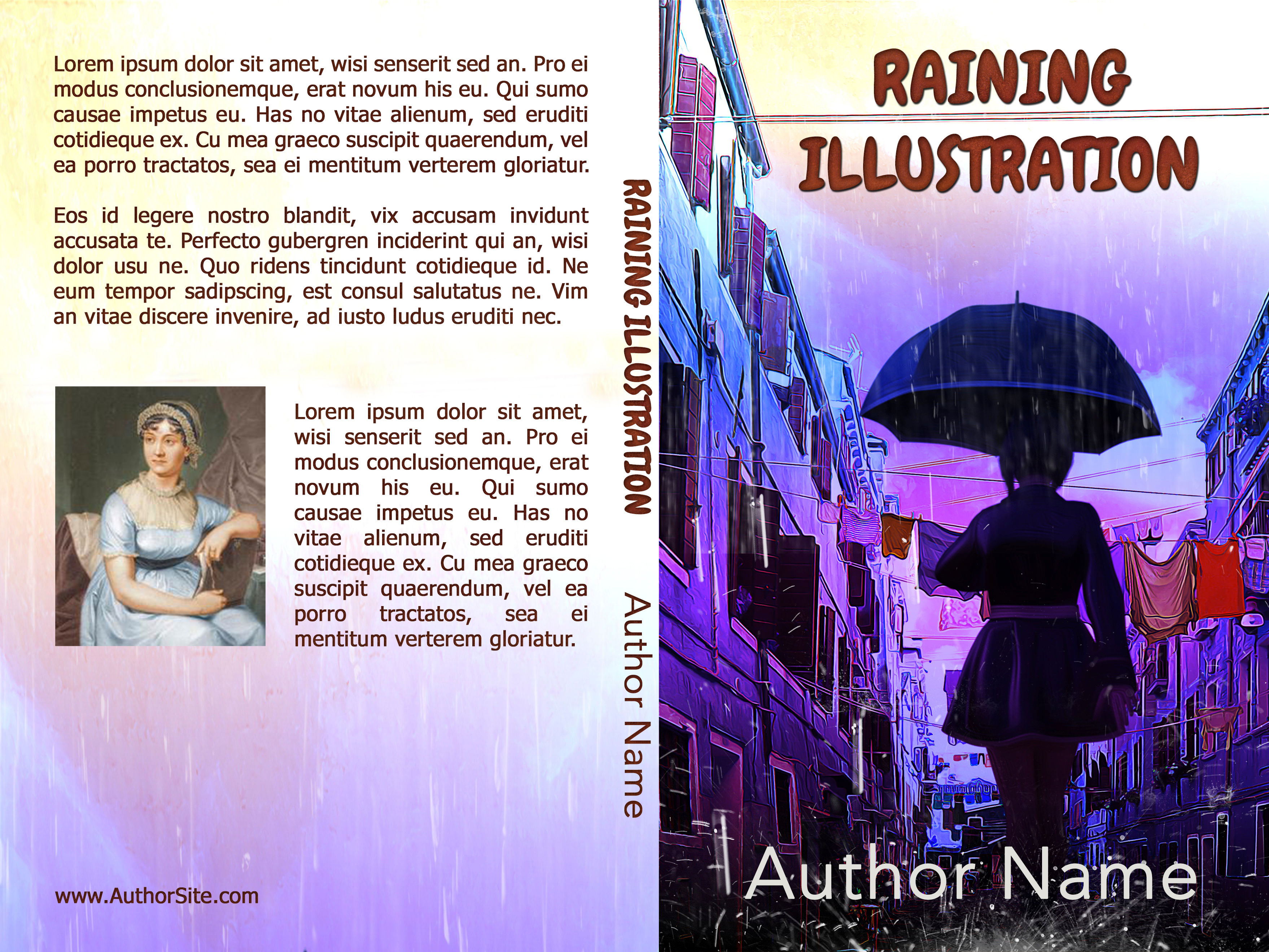 Raining Illustration